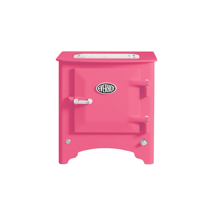 Everhot Electric Mini Stove in the colour fandango pink