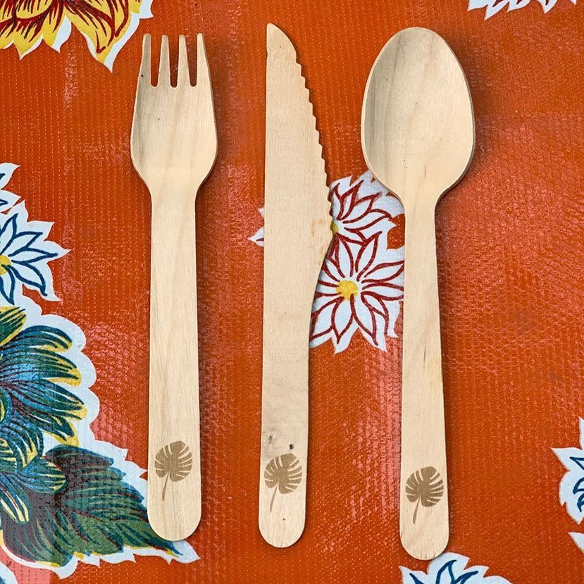 Fiesta Wooden Cutlery Set