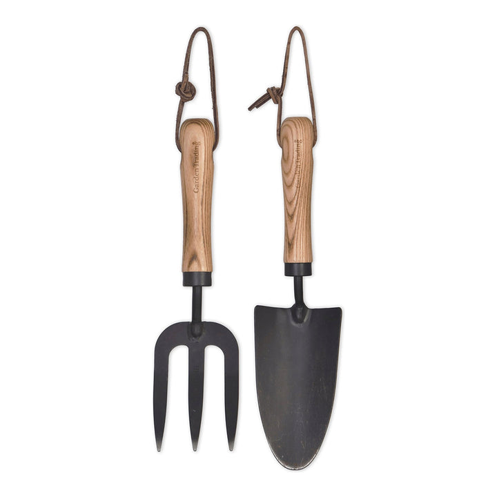 Wooden Horton Fork & Trowel Set