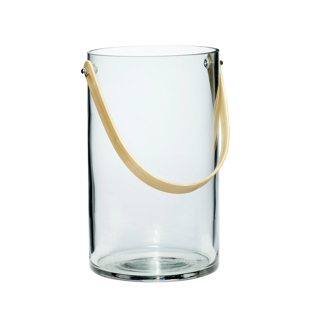 Glass & Bamboo Vase