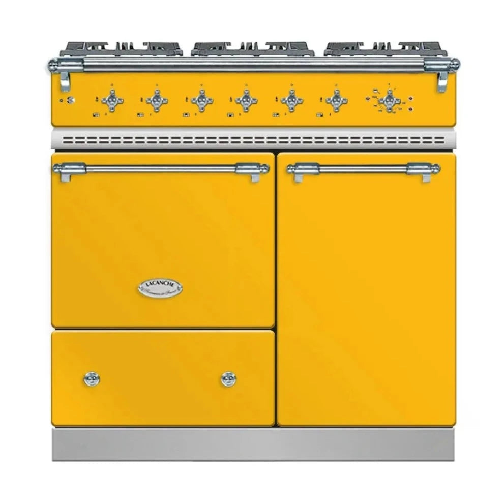 Lacanche Beaune Range cooker in yellow