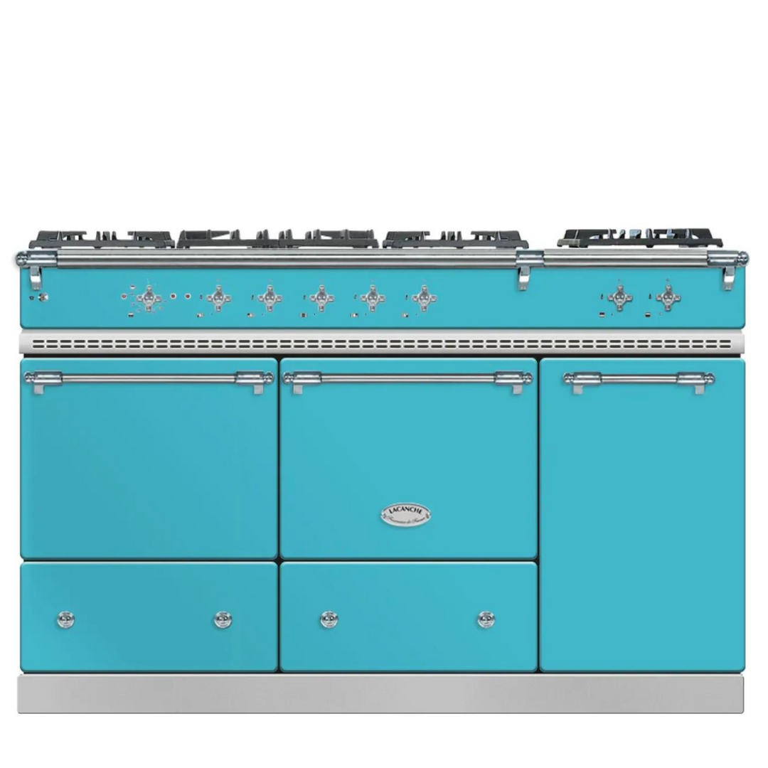 Lacanche chablis range cooker in blue