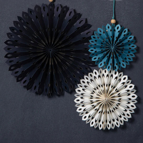 Trio of Paper Fans