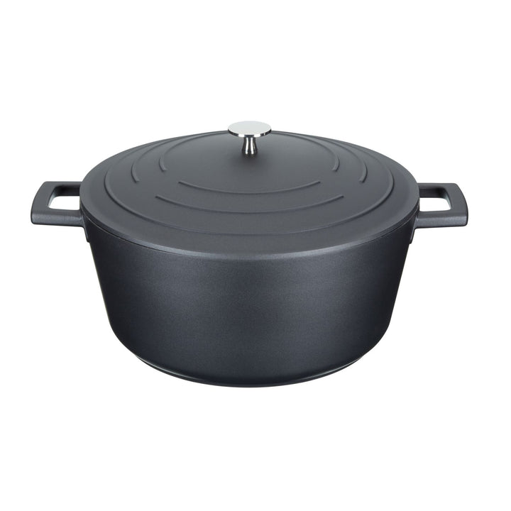 Cast Aluminium Black Casserole Dish | 5L Capacity