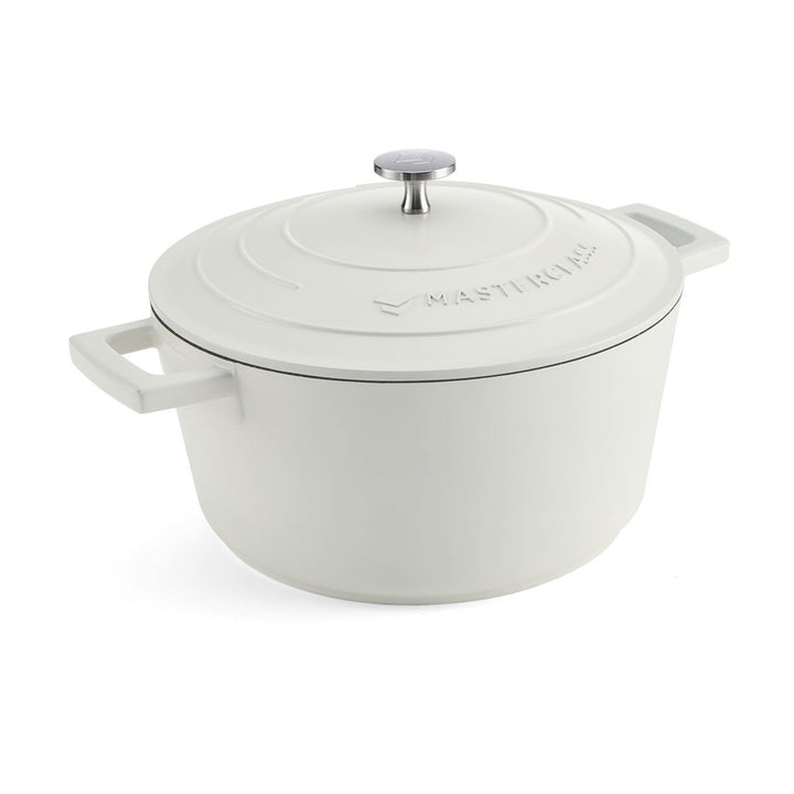 Cast Aluminium Cream Casserole Dish | 4L Capacity