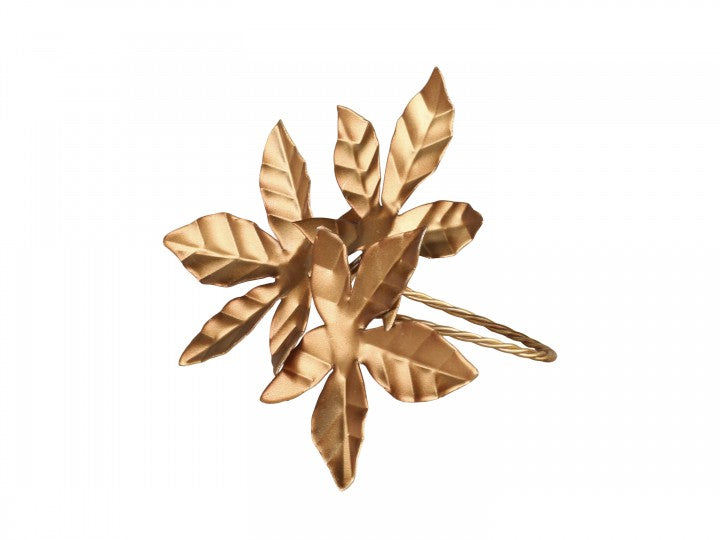 Brass Leaf Napkin Ring