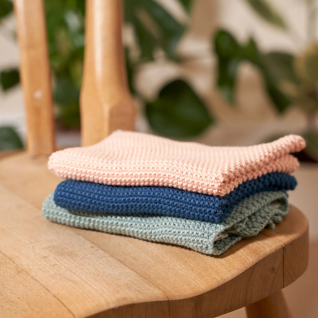 Knitted dish discount cloths