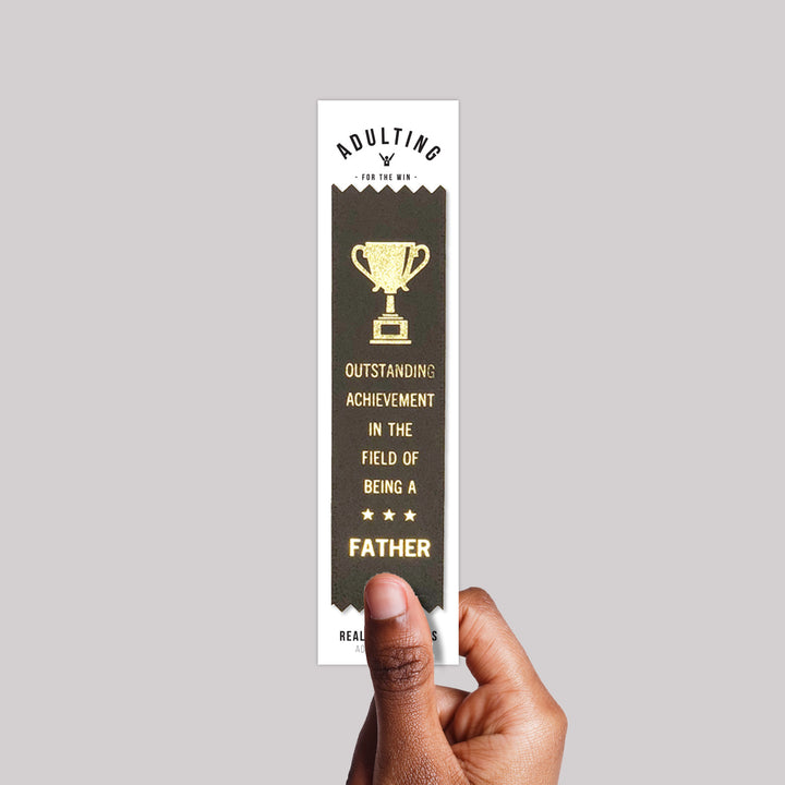 Fun Gift Ribbon - Outstanding Father