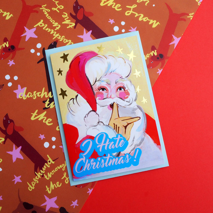 I Hate Christmas Card