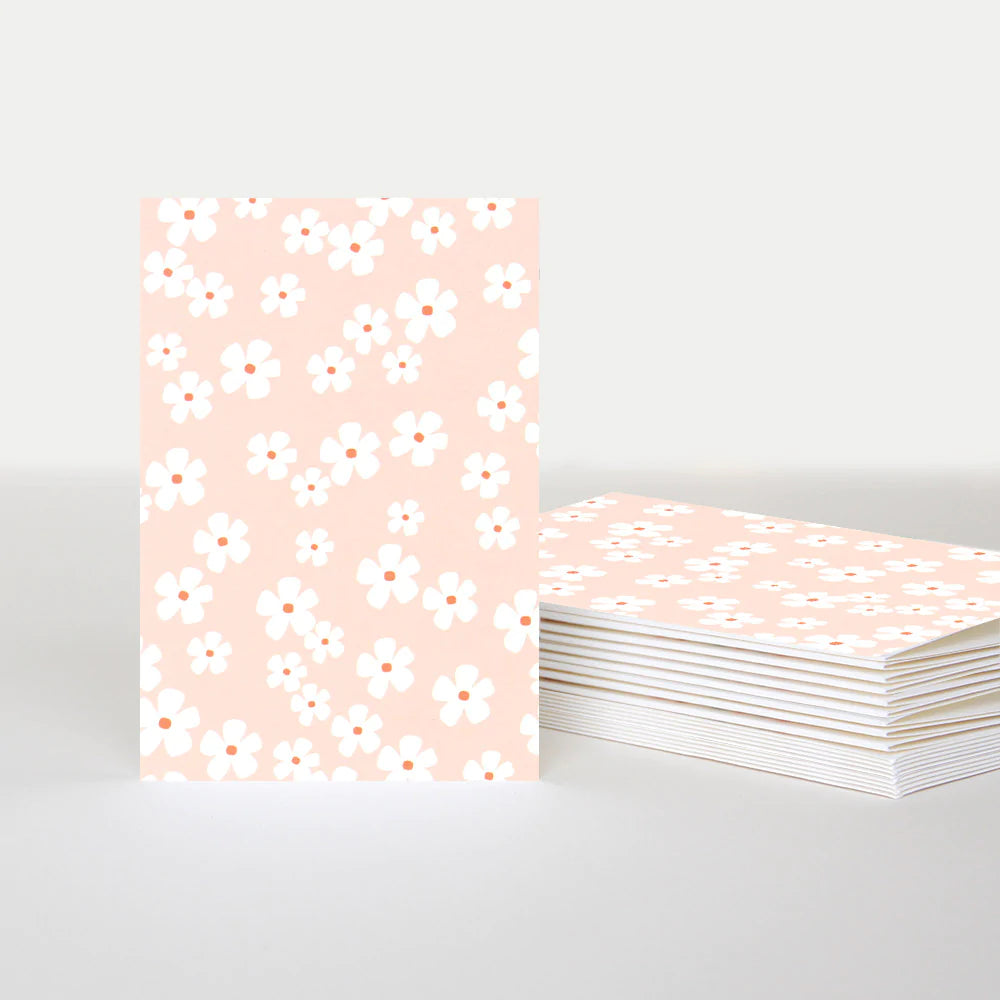 Fleur Floral Blank Card Pack - Pack of 10