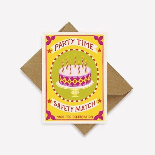 Party Time Mini Greetings Card