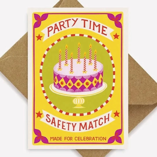 Party Time Mini Greetings Card