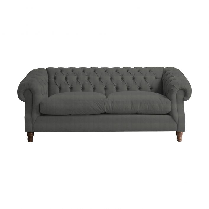 Lina Button Back Velvet Sofa | 2 Seater