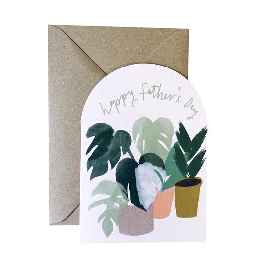 Happy Father's Day Plant Card