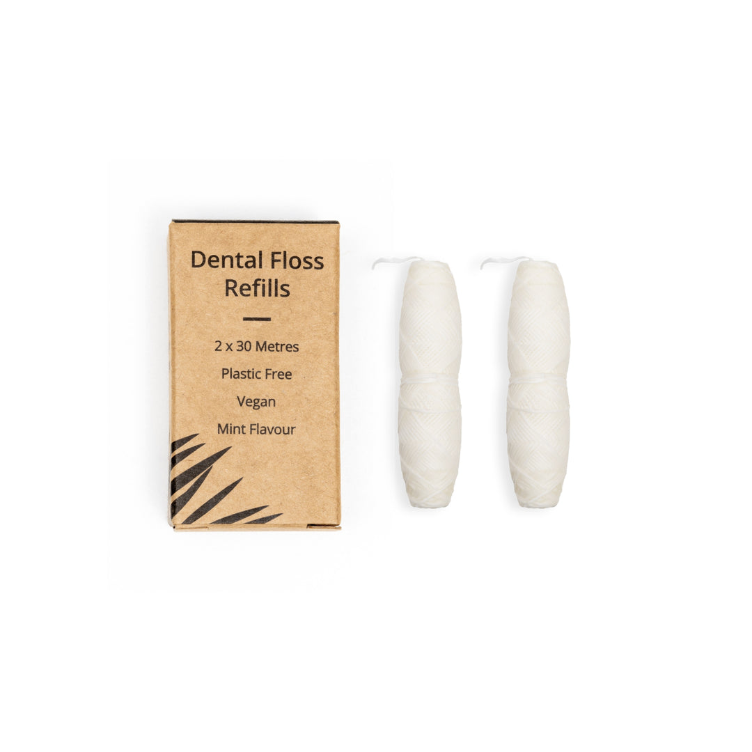 Refillable Corn Starch Dental Floss - Mint