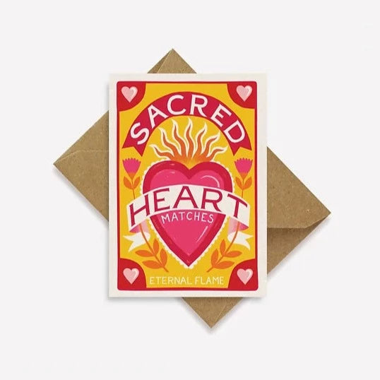 Sacred Heart Mini Greetings Card