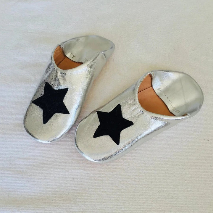 Handmade Leather Star Slippers