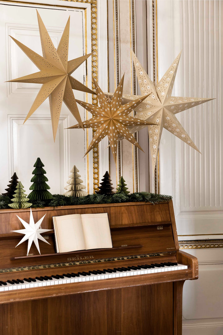 Paper Star Decoration - Milky way Ochre 80 cm