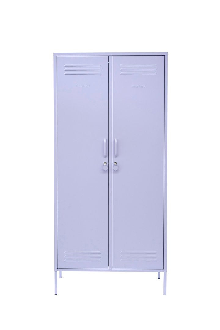 Mustard Made The Twinny Locker in lilac with the doors closed