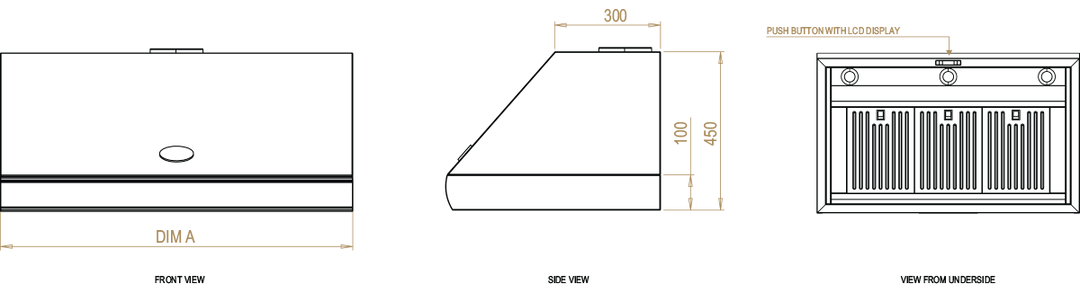 Everhot 60 Cooker Hood by Westin