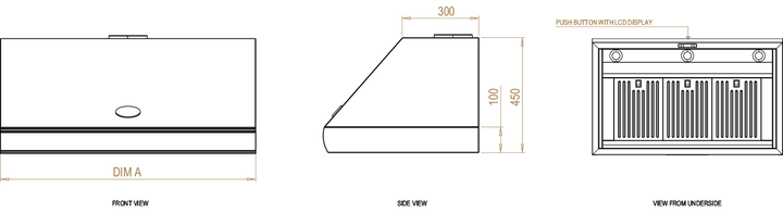 Everhot 60 Cooker Hood by Westin