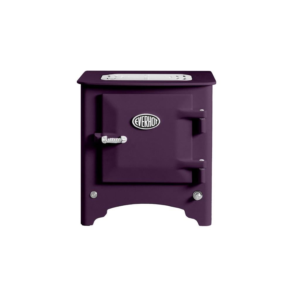 Everhot Electric Mini Stove in the colour aubergine