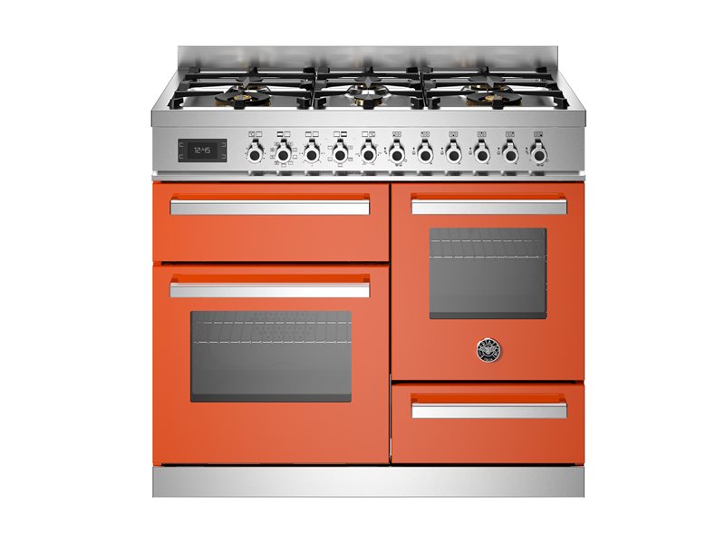 Bertazzoni Professional Series - 100 cm 6 burner electric triple oven Dual Fuel