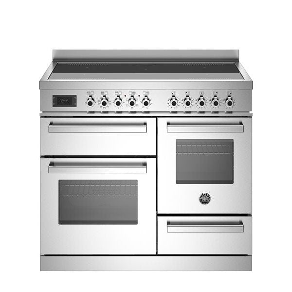 Bertazzoni Professional Series - 100 cm induction top electric triple oven in stainless steel