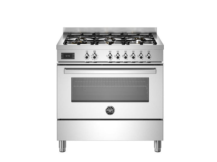 Bertazzoni Professional Series - 90 cm 6-Burner Electric Oven in stainless steel