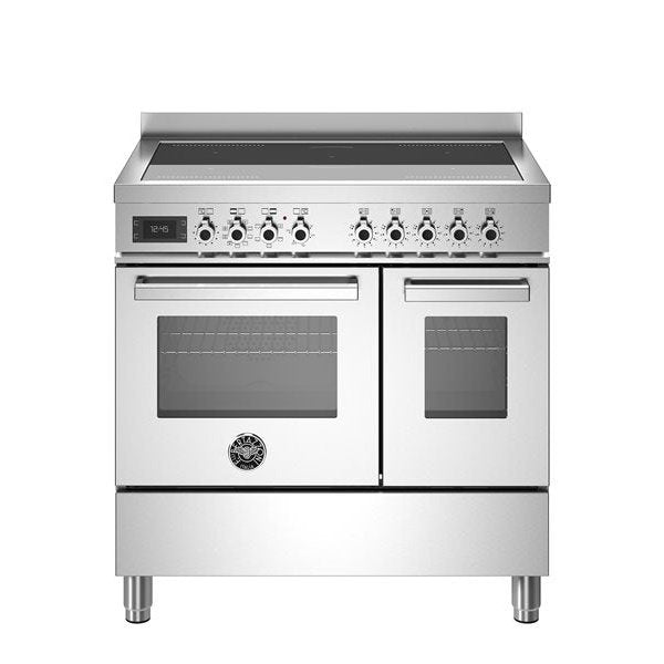 Bertazzoni Professional Series - 90 cm induction top electric double oven in stainless steel