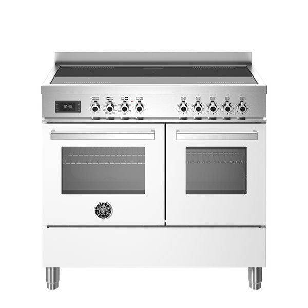 Bertazzoni Professional Series - 100 cm induction top electric double oven in white