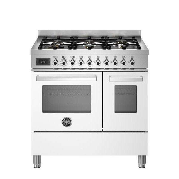 Bertazzoni Professional Series - 90 cm 6-burner electric double oven in white