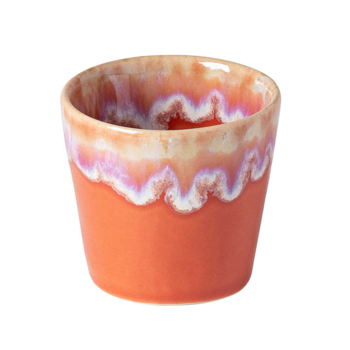 Stoneware Orange Cup - Espresso & Lungo