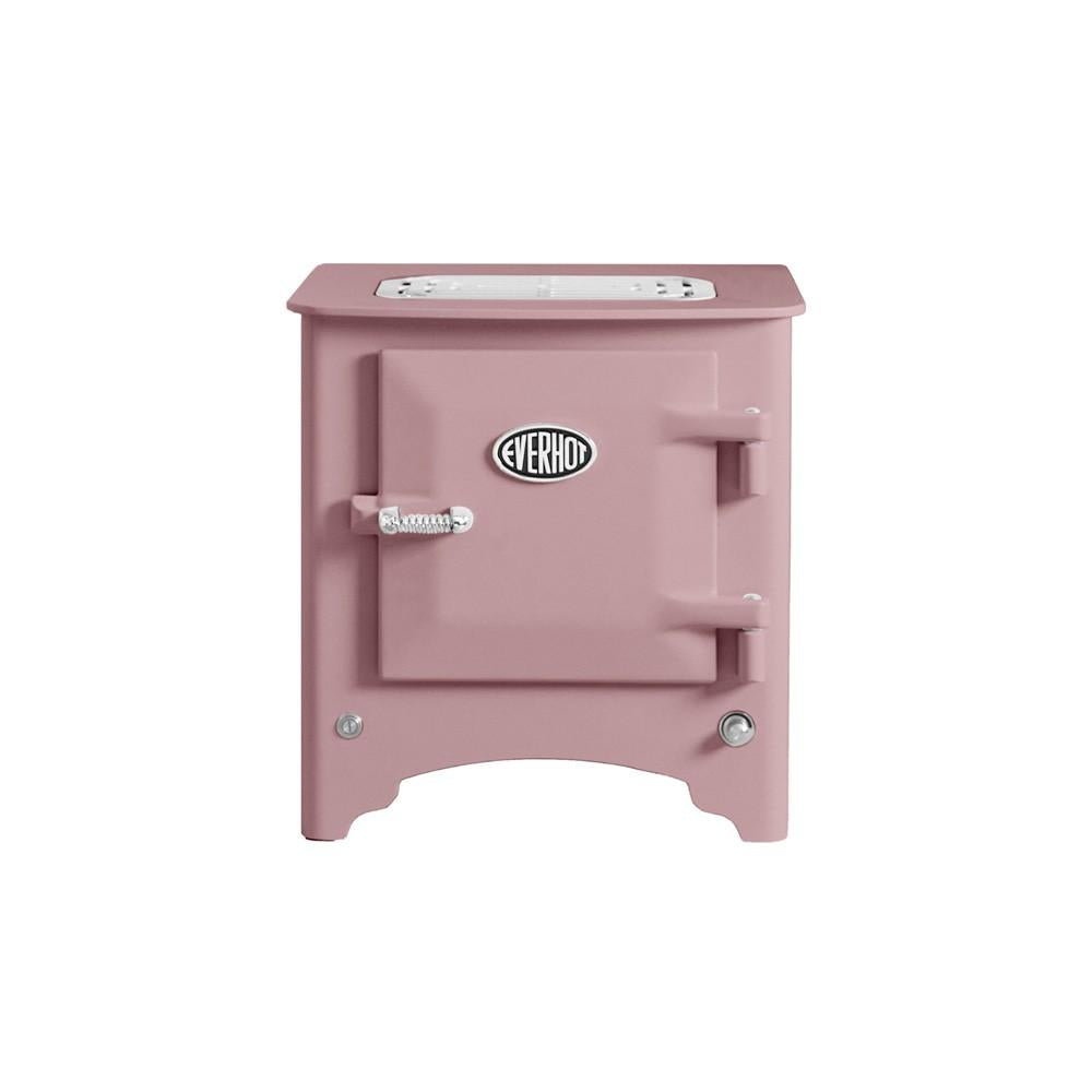 Everhot Electric Mini Stove in the colour dusky pink