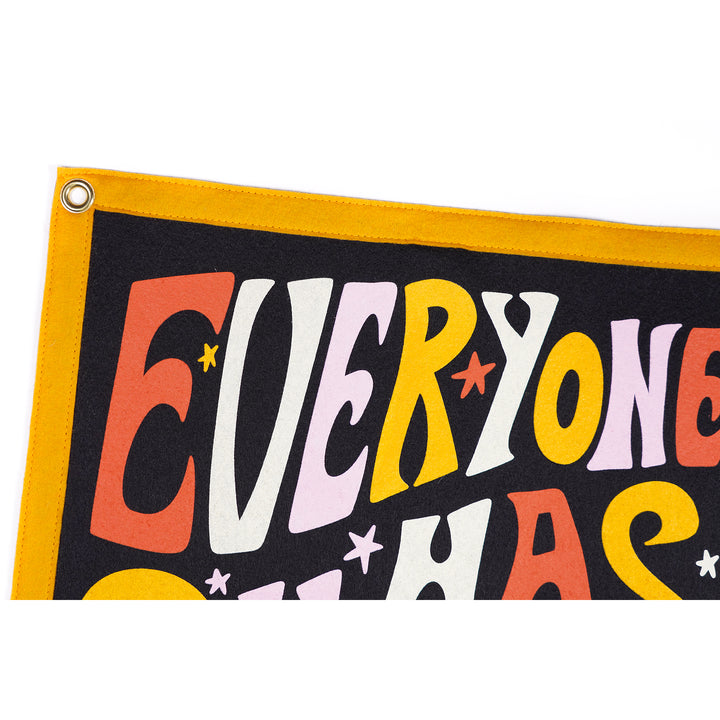 Everyone has Something to Give Felt Banner