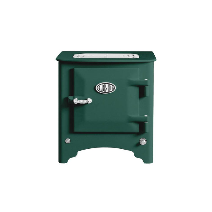 Everhot Electric Mini Stove in the colour forest green