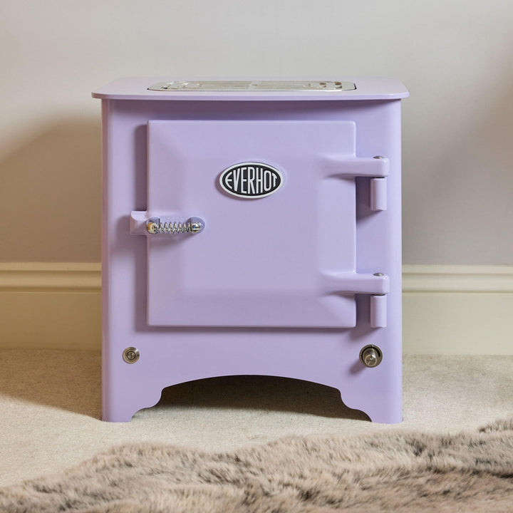 everhot mini stove in lavendar