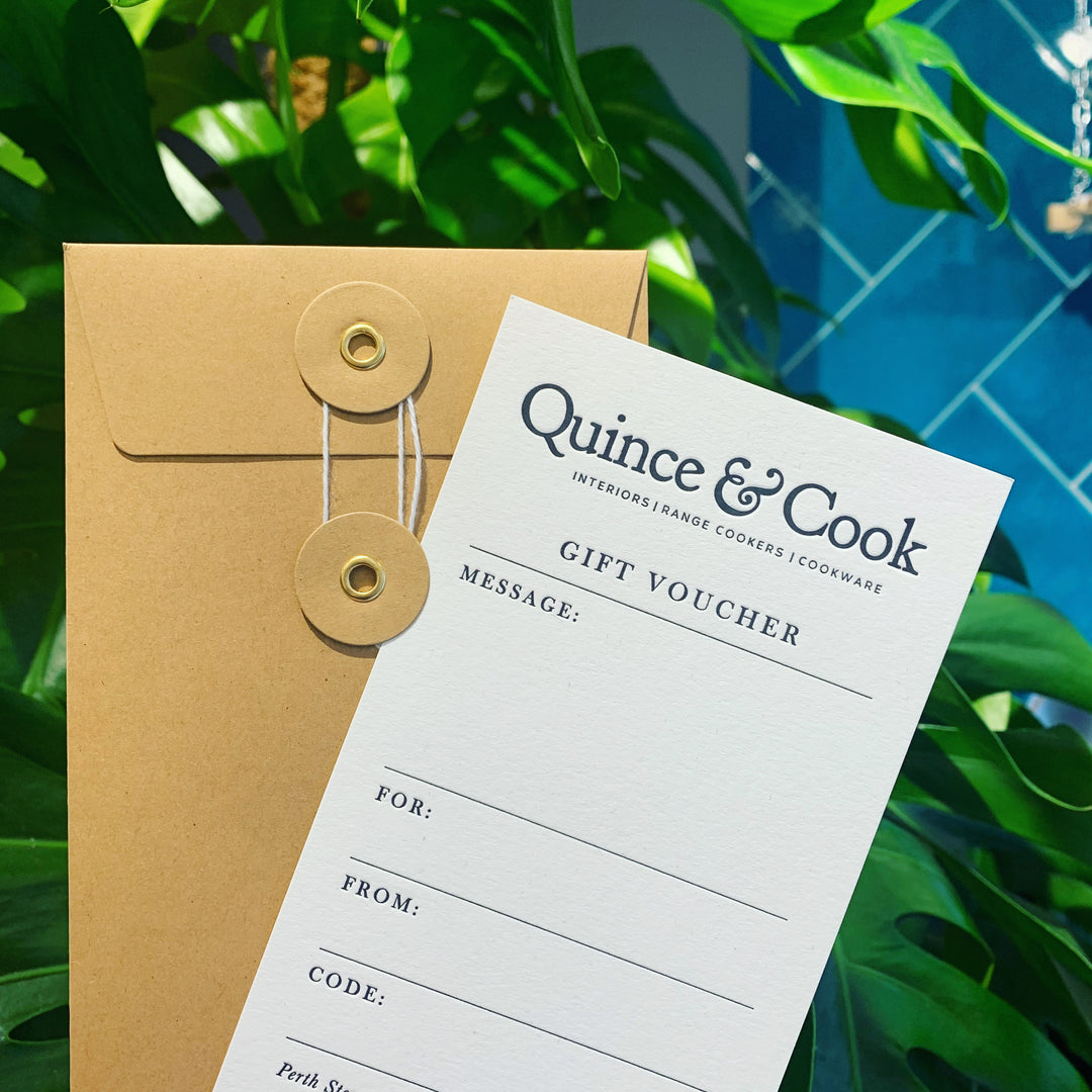 Quince & Cook Gift Vouchers - Sent by Post