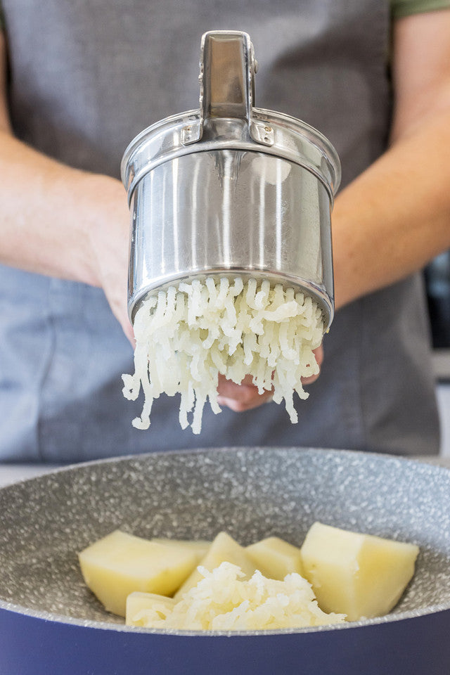 Deluxe Stainless Steel Potato Ricer & Juicer