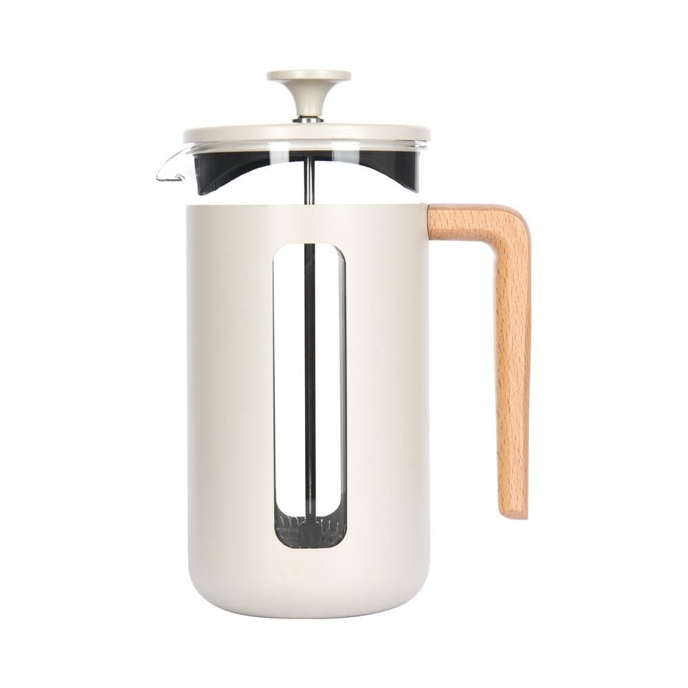 Pisa Cafetiere Latte White - 8 Cup