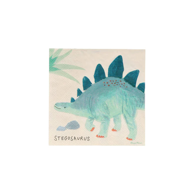 Dinosaur Kingdom Small Paper Napkins 16 Pack