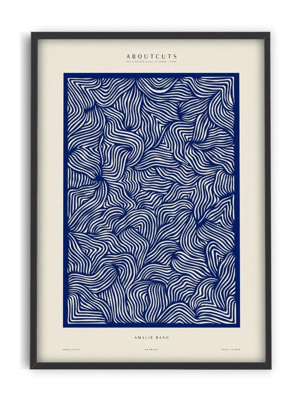 Amalie Blue Aboutcuts Art Print 30x40