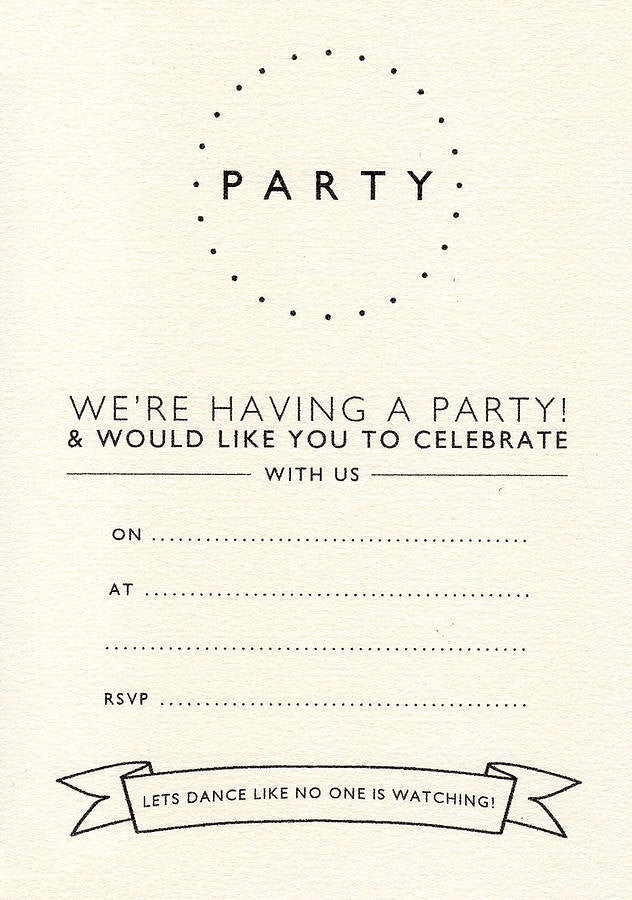 Dotty Party Invites - Quince Living 