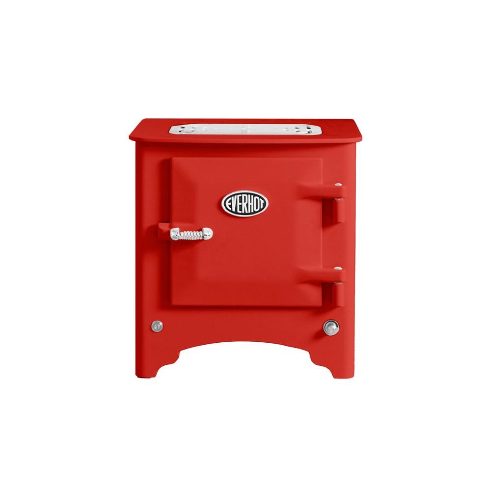 Everhot Electric Mini Stove in the colour pillarbox red