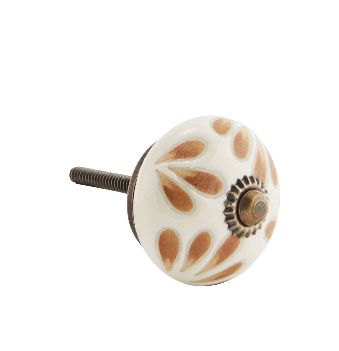 Hand Painted Stoneware Door Knobs