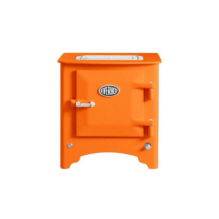 Everhot Electric Mini Stove in the colour tangerine