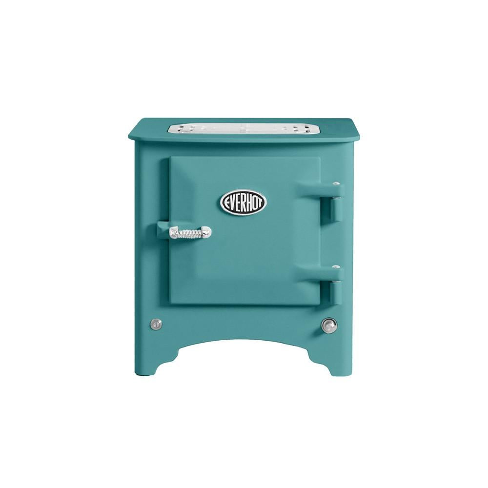 Everhot Electric Mini Stove in the colour teal