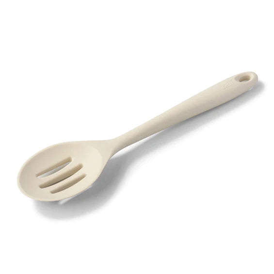 Silicone Slotted Spoon in Cream
