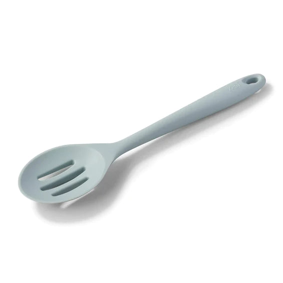 Silicone Slotted Spoon in Duck Egg Blue